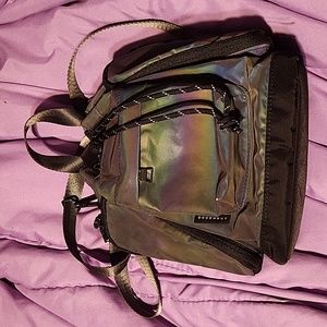 Doughnut mini black rainbow bag